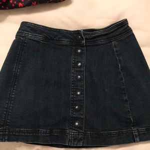 FREE PEOPLE DENIM SKIRT